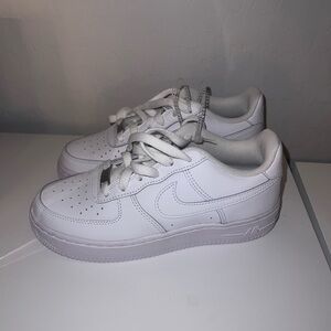Nike All-White Air Force 1 Sneakers